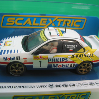 SCALEXTRIC C4507 SUBARU IMPREZA WRX 1997 ERC CHAMPION MOBIL # 1 BNIB DPR 4X4
