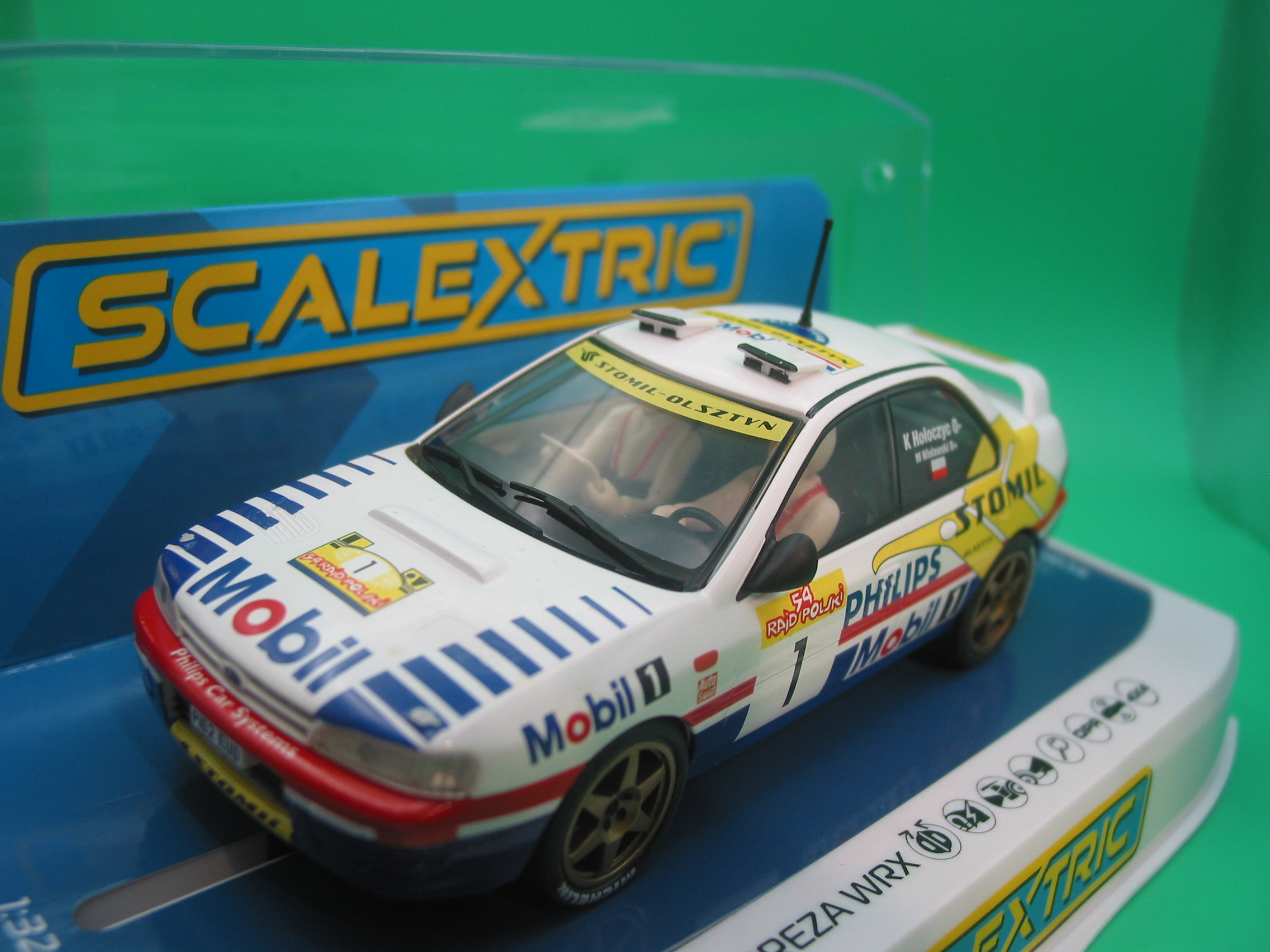SCALEXTRIC C4507 SUBARU IMPREZA WRX 1997 ERC CHAMPION MOBIL # 1 BNIB DPR 4X4 - Image 3