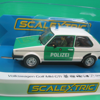 SCALEXTRIC C4572 VOLKSWAGEN GOLF MKl GT1 POLIZEI  BNIB  FLASHING LIGHTS DPR
