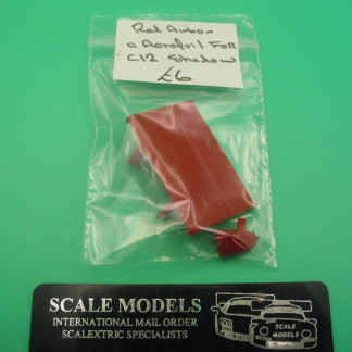 ORIGINAL SCALEXTRIC SPARE RED AIR BOX AND AEROFOIL FOR C12 SHADOW (REF28)