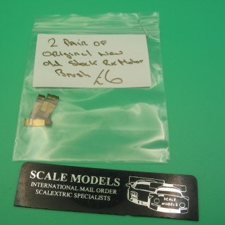 SCALEXTRIC ORIGINAL SPARE  2 PAIR OF ORIGINAL OLD STOCK RX MOTOR BRUSH (REF 42)