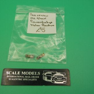 SCALEXTRIC ORIGINAL SPARE  PAIR OF NEW OLD STOCK POWERSLEDGE MOTOR BUSHES  (REF 45)