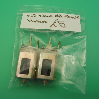 SCALEXTRIC ORIGINAL SPARE 2 X NEW OLD STOCK MOTORS (REF 58)