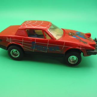 VINTAGE SCALEXTRIC C322 TRIUMPH TR7 SPIDERMAN RED LIGHTS UP UNBOXED SET CAR VG+
