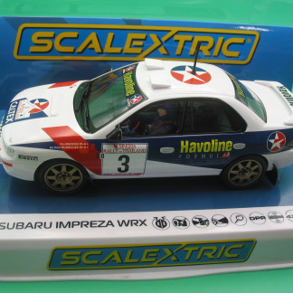 SCALEXTRIC C4657 SUBARU IMPREZA WRX 1997 WRX 1997 THAILAND RALLY R MADEIRA + NR SILVA BNIB 4X4 DPR