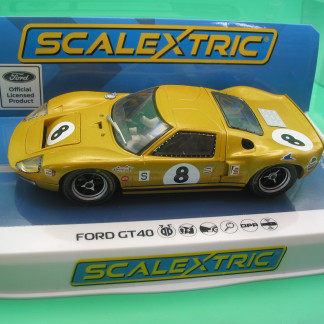 SCALEXTRIC C4495T FORD GT40 1968 BOAC 500 DRURY AND HOLLAND #8 DPR BNIB