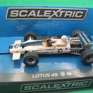 SCALEXTRIC C3707 LOTUS 49 1970 RACE CHAMPIONS #10 PETE LOVELY  BNIB