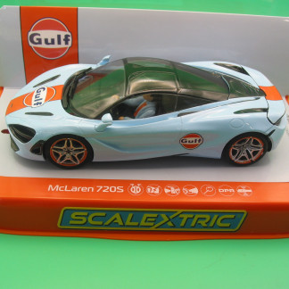 SCALEXTRIC C4394 MCLAREN 720S GULF EDITION DPR BNIB