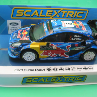 SCALEXTRIC C4501 FORD PUMA RALLY 1 TANAK/JARVEOJA 2023 MONTE CARLO RED BULL #8 4X4 DPR BNIB