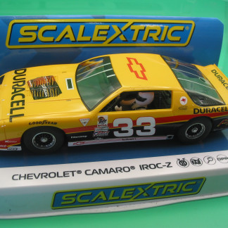 SCALEXTRIC C4220 CHEVROLET CAMARO IROC SCCA TRANS AM #33 DURACELL  BNIB DPR