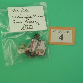SCALEXTRIC ORIGINAL SPARE GOOD WORKING B1/B2 MOTORCYCLE MOTOR RUNS STRONG (REF4)