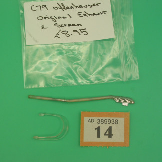 SCALEXTRIC ORIGINAL SPARE c79 offenhauser original exhaust and screen (ref14)