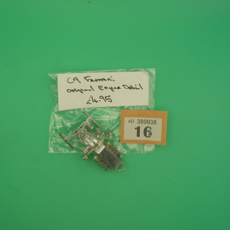 SCALEXTRIC ORIGINAL SPARE C9 FERRARI ORIGINAL ENGINE DETAIL REF 16