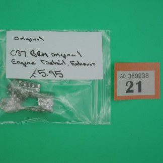SCALEXTRIC ORIGINAL SPARE C37 BRM ORIGINAL ENGINE DETAIL EXHAUST REF 21
