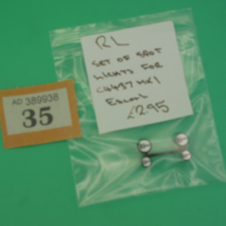 SCALEXTRIC  RL35 ORIGINAL SET OF SPOT LIGHTS FOR C4437 MKl ESCORT