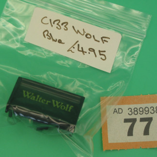 SCALEXTRIC ORIGINAL SPARE AEROFOIL C133 WOLF BLUE REF 77