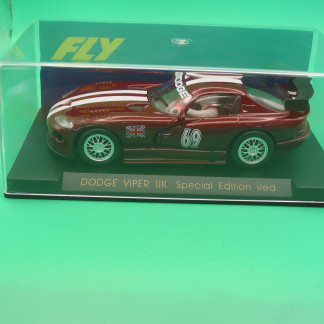 FLY   1/32 SLOT CAR  E4 RED VIPER UK SPECIAL EDITION RED #69    BNIB  SCALEXTRIC COMPATIBLE  SALE PRICE