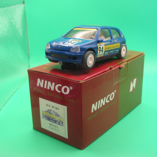 NINCO 50108 RENAULT CLIO 16V  CATALUNYA COSTA BRAVA CARE END LABLE RUBBED BNIB SCALEXTRIC COMPATIBLE sale price