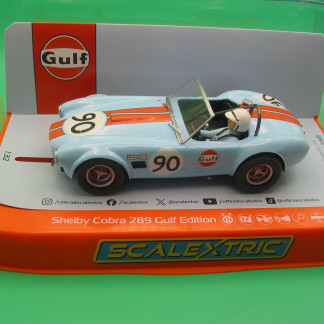 SCALEXTRIC C4509 SHELBY COBRA 289 GULF EDITION BNIB