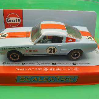 SCALEXTRIC C4570 SHELBY GT 350 GULF EDITION DPR  BNIB