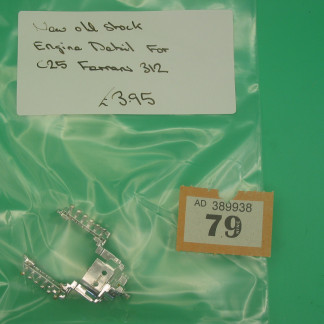 SCALEXTRIC original parts NEW OLD STOCK  ENGINE DETAIL FOR  C25 FERRARI 312   (REF 79)