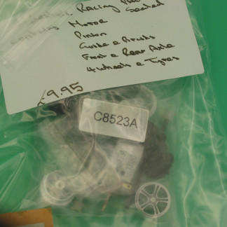 SCALEXTRIC RACING PACK  C8523A  SEALED - contents  motor/pinion/giude+braid/front and rear axle/4 x wheels and tyres (ref 86)