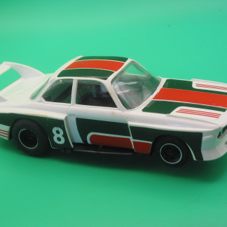 SCALEXTRIC C116 BMW 3L CSL fitted with new original soft rear tyres. so runs well - VG+