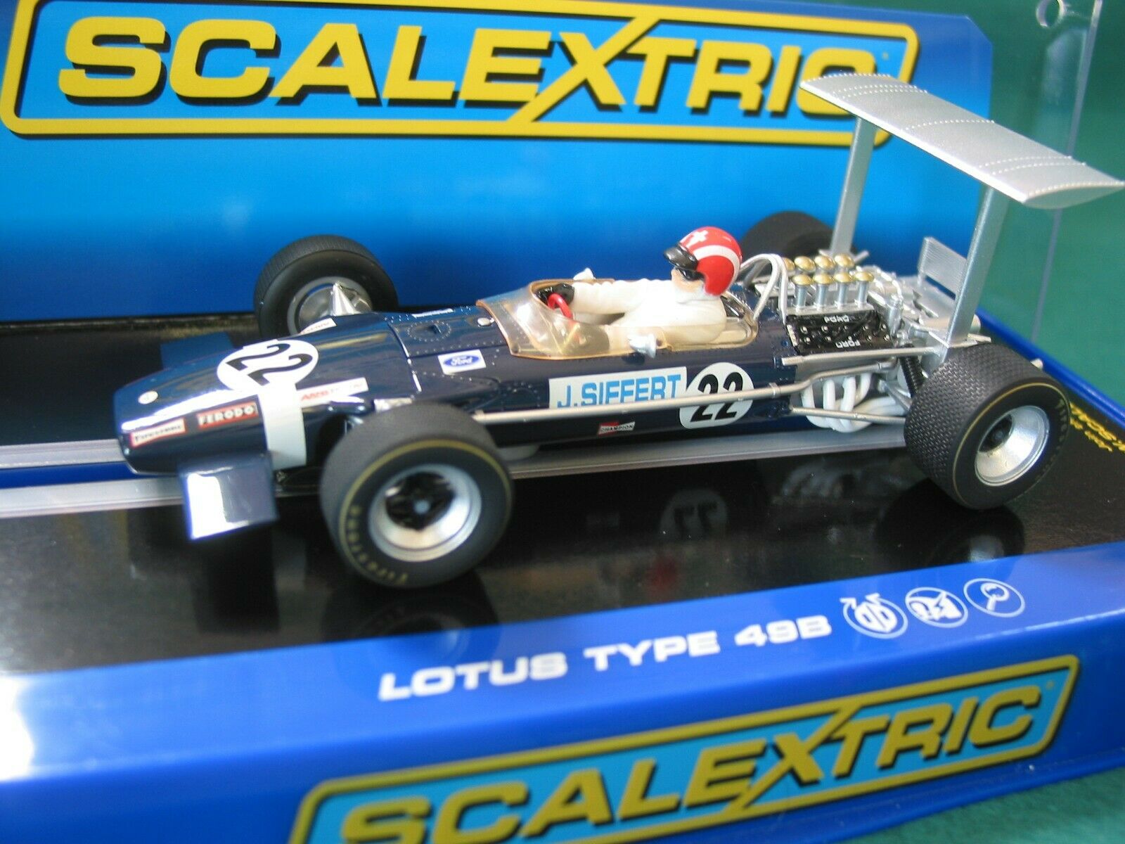 Scalextric Slot Car Lotus Type 49b 1968 C3413 for sale online 